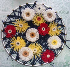 image of flower tapestry